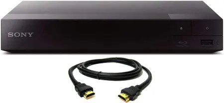 SONY BDPS1700 Wired Streaming Blu-Ray Disc Player with 6ft High Speed HDMI Cable (Renewed)