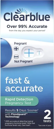 Clearblue Rapid Detection Pregnancy Test, 2 Count