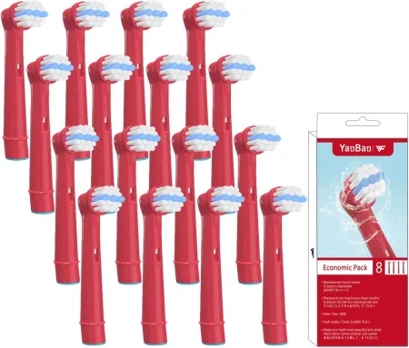 VINFANY 16PCS Kid's Toothbrush Heads for Oral B, Children Replacement Brush Heads for Braun Electric Rechargeable Toothb