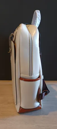 Bromen womens backpack beige measures 40x30x15cm 