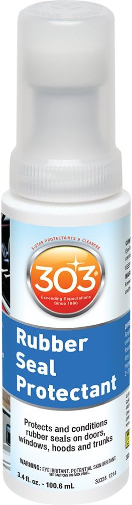 303 Rubber Seal Protectant - Protects And Conditions Seals On Doors, Windows, Hoods, Trunks Rejuvenates Color Old Seals,