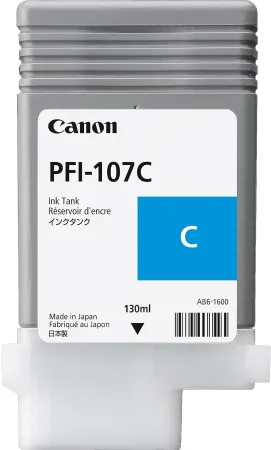 Canon - Pfi-107C Cyan Ink 130Ml Product Category: Large Format Printer Ink/Large Format Printer Ink Graphic Art