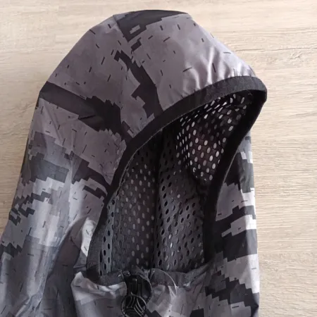 Adidas jacket black size M with hoodie