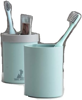 Toothbrush Cup Plastic Mouth Brushing Cup Travel Simple Household Washing Toothbrush Box Portable Couple Set Cylinder To