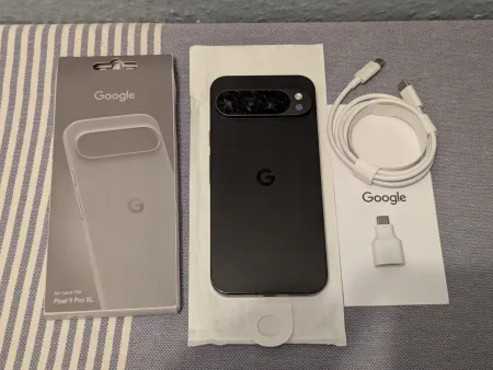 Google Pixel 9 Pro XL 256 GB Obsidian 5G 6,8" sin bloqueo de SIM  Google Case N