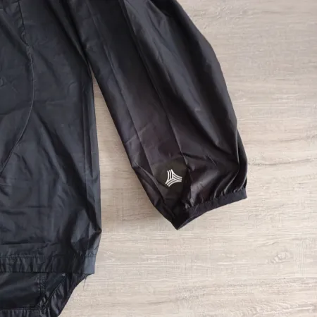 Adidas jacket black size M with hoodie