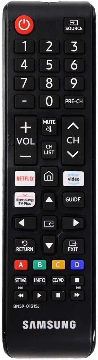 Samsung OEM Remote Control with Netflix Hotkey - Black (BN59-01315J)