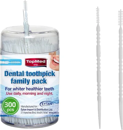 Brush Picks Toothpicks Hygiene Sticks (300 Count)