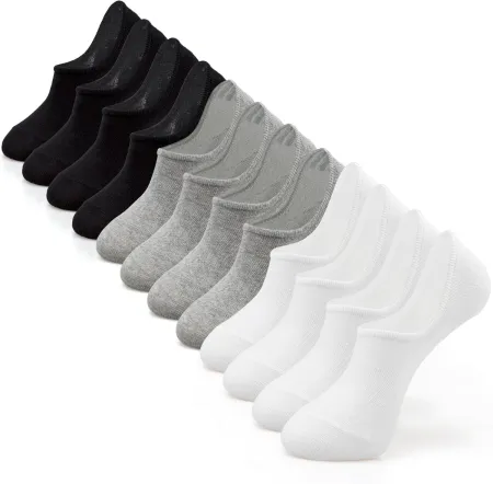No Show Socks Men Low Cut Ankle Short Socks for Men Casual Athletic Socks with Non Slip Grip