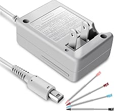 3DS Charger Kit, 3DS Metal Retractable Stylus Pen for Nintendo 3DS/3DS XL/3DS LL, 3DS Charger Compatible with Nintendo 3