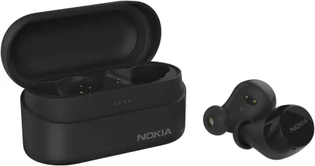 Nokia Power Earbuds Lite - Black - Waterproof - Universal Bluetooth - 35 Hours Battery Life - Travel Charging Case