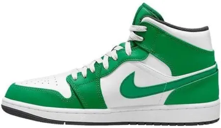 Nike Air 1 Mid Mens Lucky Green DQ8426 301 - Size 8,Lucky Green/Black-white