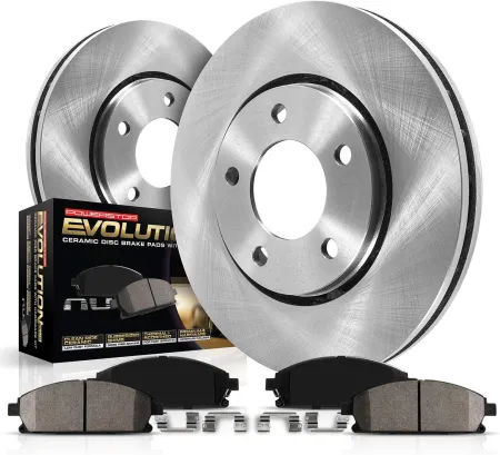 Power Stop KOE147 Autospecialty Rear Replacement Brake Kit-OE Brake Rotors & Ceramic Brake Pads