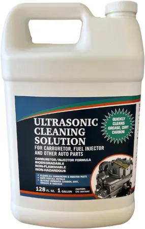 Ultrasonic Cleaner Solution for Carburetors and Engine Parts, Ultrasonic Cleaning Solution and Washing Compound for Ultr