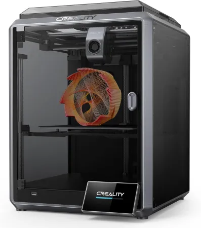 Creality K1 Speedy 3D Printer 600mm/s High Speed Printing Machine,12x Faster,Smart Self-Test,Solve Ringing,Enhanced Cool