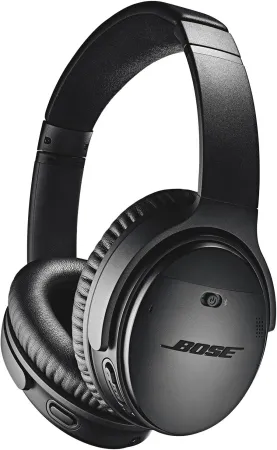 Bose QuietComfort 35 (Series II) Wireless Headphones, Noise Cancelling - Black (Renewed)