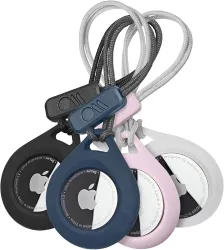 Case-Mate AirTag Holder - Case Holder For Apple AirTags w/ Rugged Strap - Protective Hard Shell AirTag Keychain for Dog 