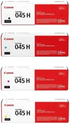Canon 045H Toner Cartridge High Yield Kit B for MF630 Series & LBP612Cdw Printers, Yields 2200 Sheets - Includes Yellow/