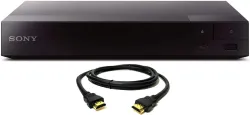 SONY BDPS1700 Wired Streaming Blu-Ray Disc Player with 6ft High Speed HDMI Cable (Renewed)