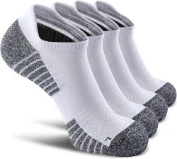 No Show Sports Compression Socks for Men and Women Circulation 4/8 Pack
