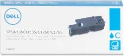 Dell C5GC3 1250 1350 1355 1760 1765 Toner Cartridge (Cyan) in Retail Packaging