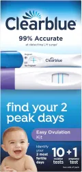 Clearblue Ovulation Complete Starter Kit, 10 Ovulation Tests and 1 Pregnancy Test