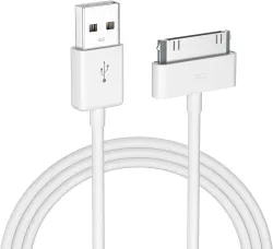 Apple Certified 30 Pin USB Charging Cable, 4.0ft USB Sync Charging Cord iPhone Compatible for 4 4s 3G 3GS iPad 1 2 3 iPo