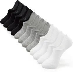 No Show Socks Men Low Cut Ankle Short Socks for Men Casual Athletic Socks with Non Slip Grip