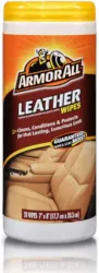 Armor All 10881 Interior Cleaner Car Leather Wipes by , For Cleaning Cars, Trucks and Motorcycles, 20 Count