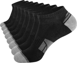 8 Pairs Mens Ankle Socks Low Cut Socks for Men Size 10-13