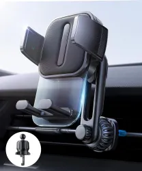 LISEN Vent Phone Mount for Car [Smooth Silicone Protection] Universal Car Vent Phone Holder Mount for Car with Newest Ex