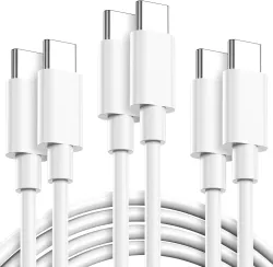 Apple USB C to USB C Charging Cable 3ft 60W 3Pack,Type C to Type C Fast Charging Compatible with Samsung Galaxy S22 S21,