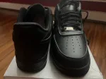 Size 11- Nike Air Force 1 07 Low Triple Black BROKEN BOX