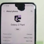 Samsung Galaxy Z Flip4 /256 GB (Desbloqueado) Lavanda funcionamiento normal