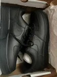 Size 11- Nike Air Force 1 07 Low Triple Black BROKEN BOX