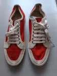 GANT CANVAS TRAINERS USED SIZE 43 ORANGE