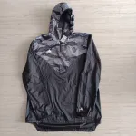 Adidas jacket black size M with hoodie